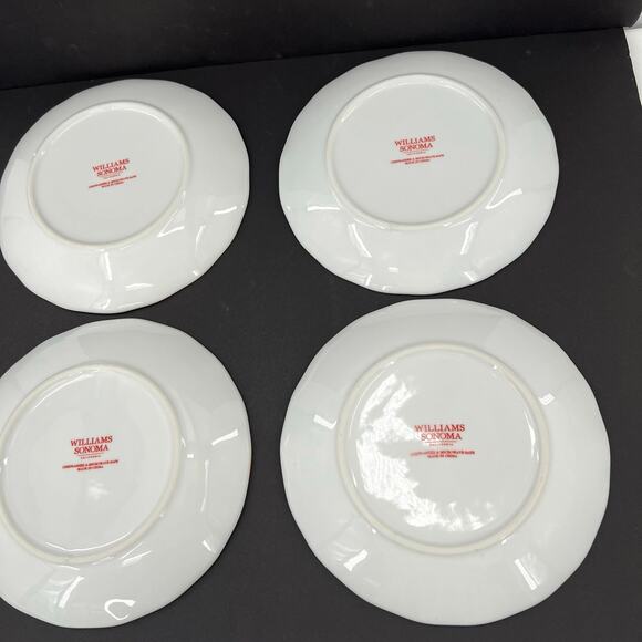 NWOT 4 Williams-Sonoma Twas The Night Before Christmas Salad Plate Tree. - Picture 7 of 8